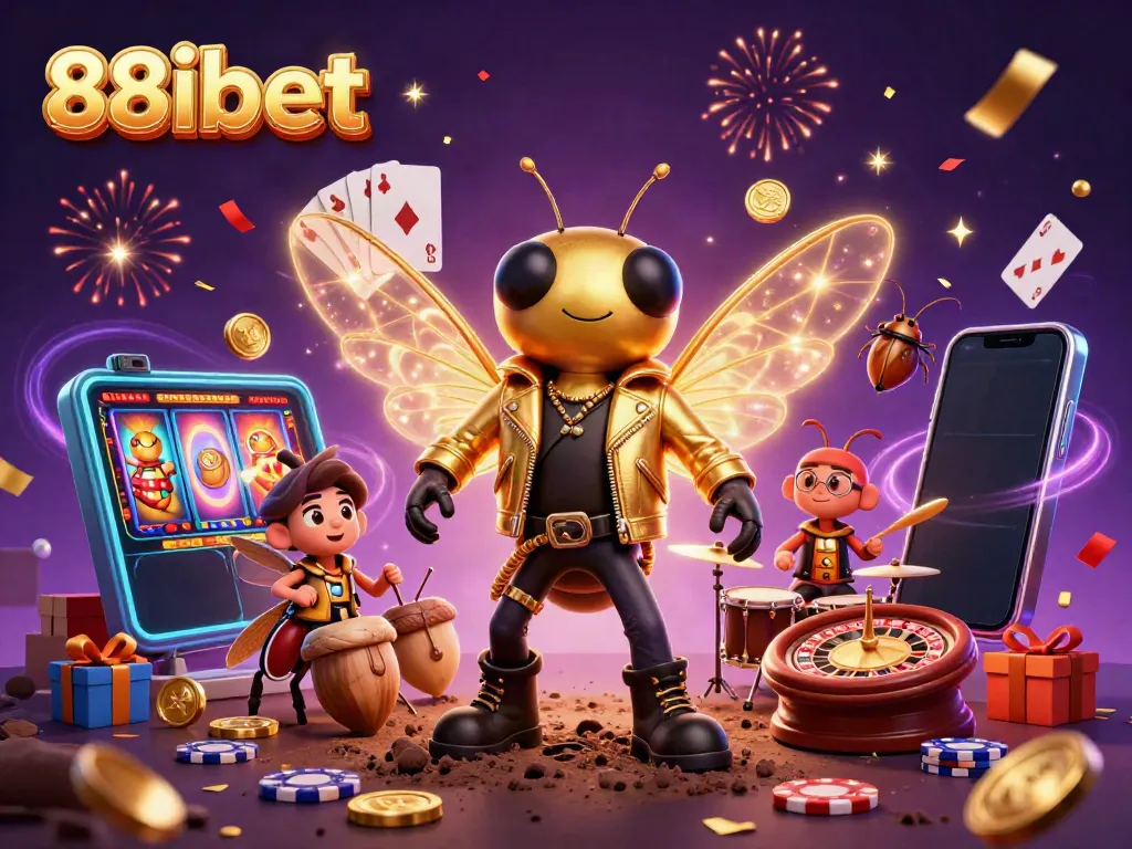 Engage with 88ibet's animated rock star cycad celebrating casino thrills with dynamic gaming elements.