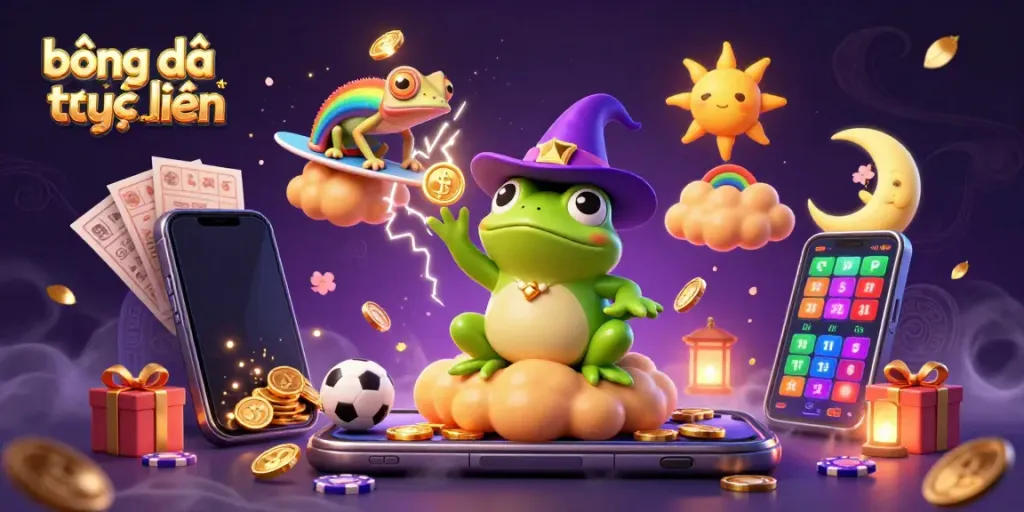 Engage in bóng đá trực tuyến xoilac tv with vivid sports betting action and colorful game elements.