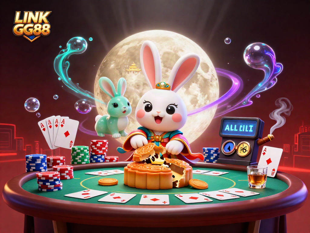 Engage with the LINK GG88 gaming experience featuring folklore characters and casino elements.