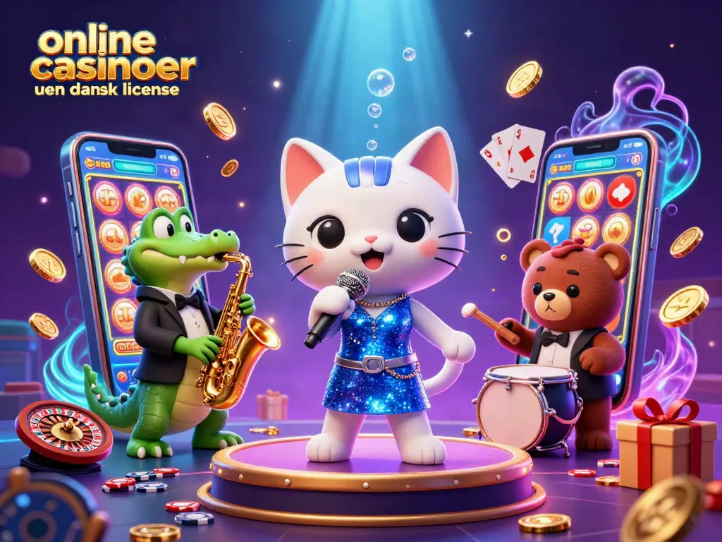 Play thrilling games at online casinoer uden dansk licens featuring vibrant characters and slots.